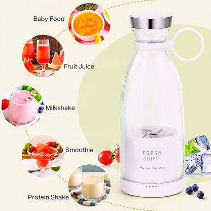 Portable juice blender